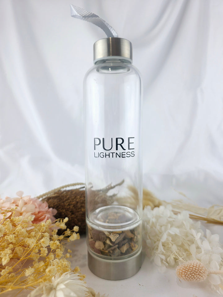 Water Bottle With Crystal Infusion Chamber
