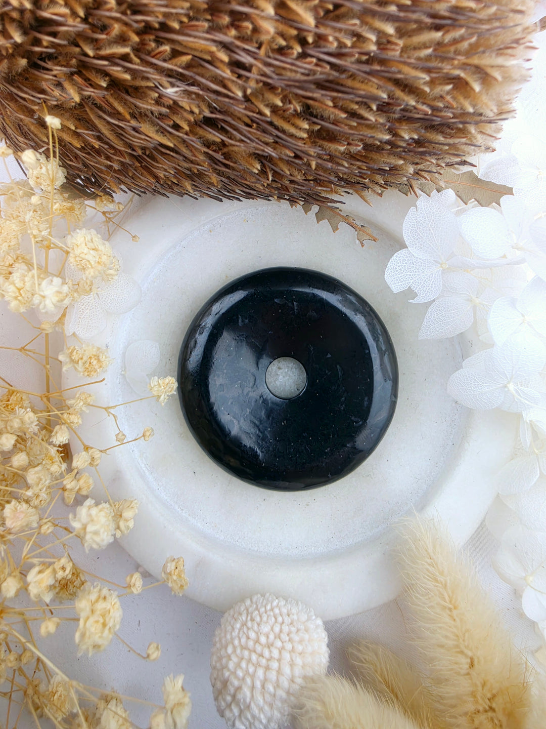Shungite Donut Pendant Extra Large