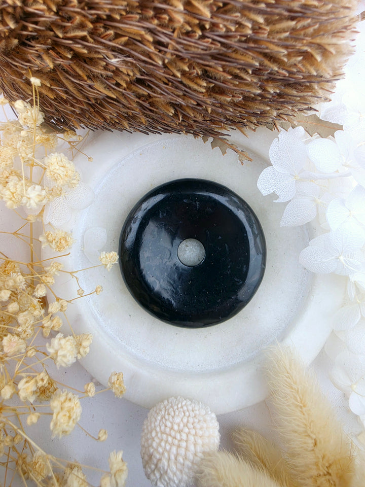 Shungite Donut Pendant Extra Large