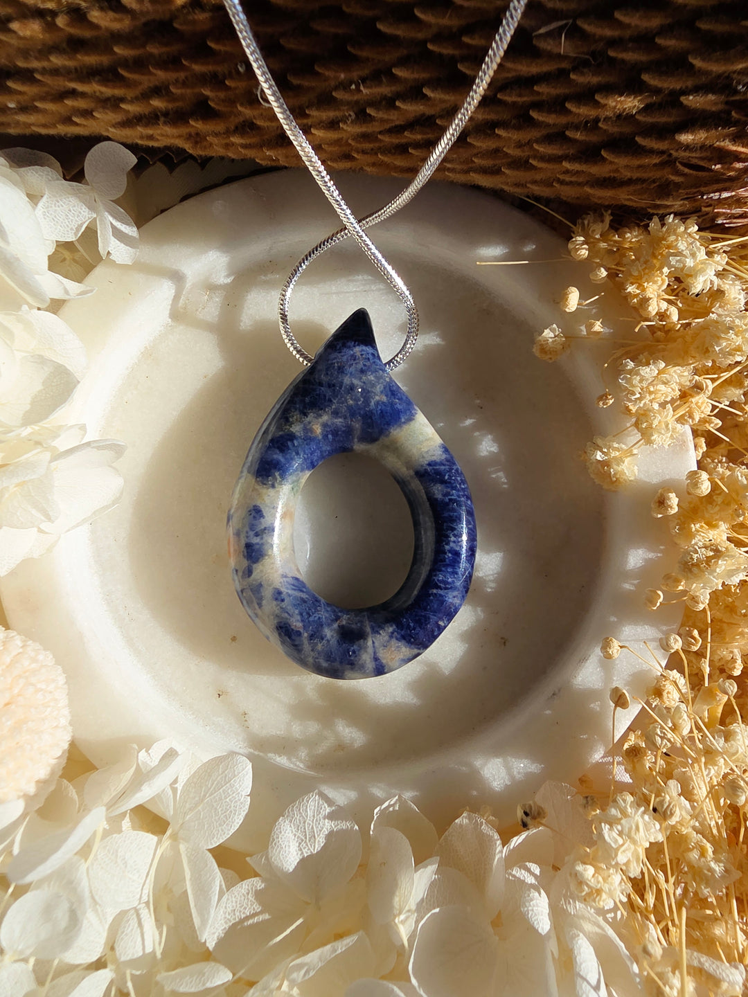 Sodalite Tear Drop Pendant