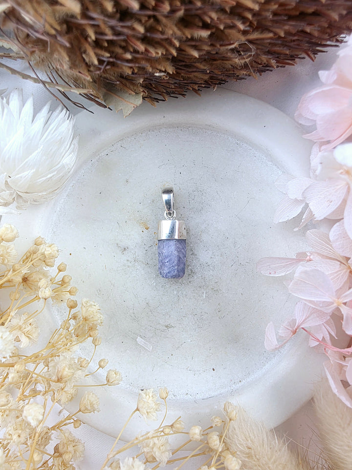 Sapphire Silver Pendant