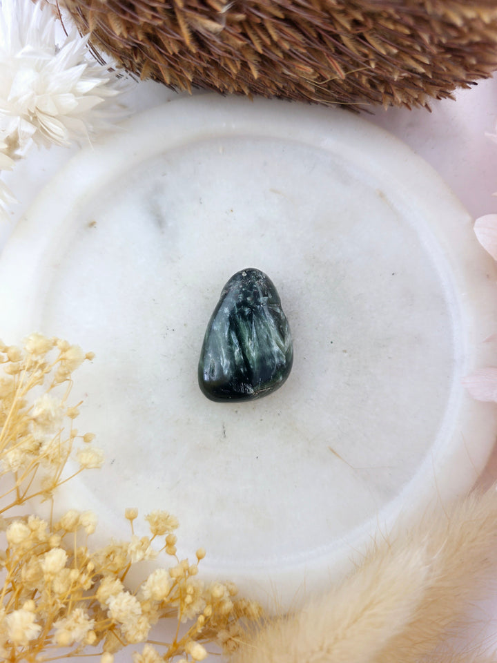 Seraphinite Tumbled Pendant