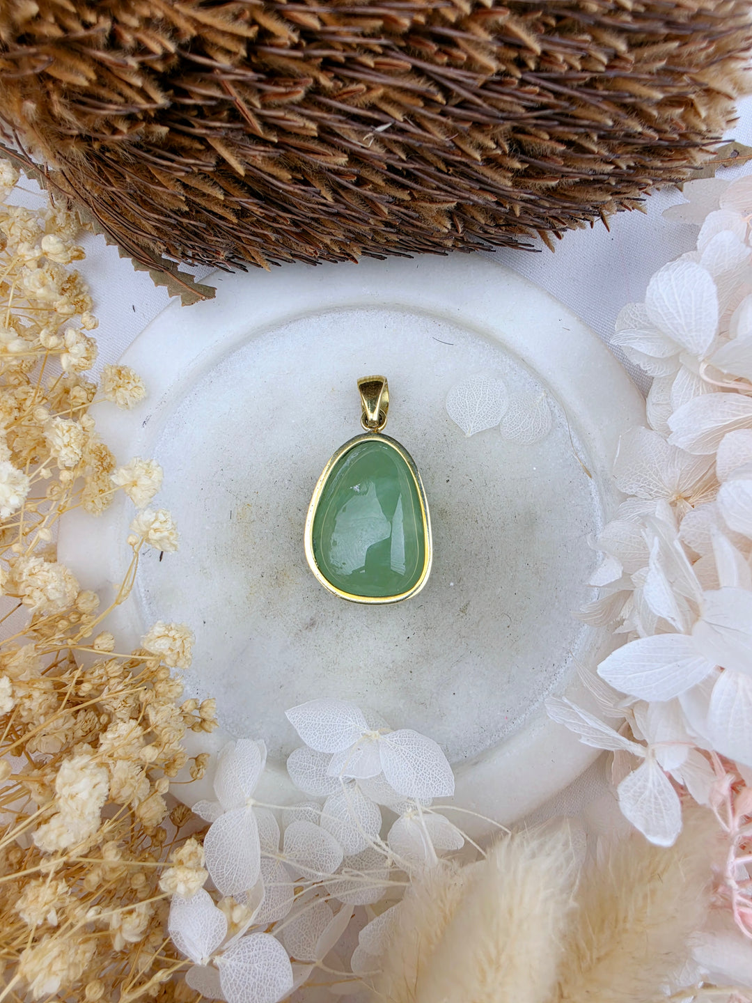 Prehnite Pendant