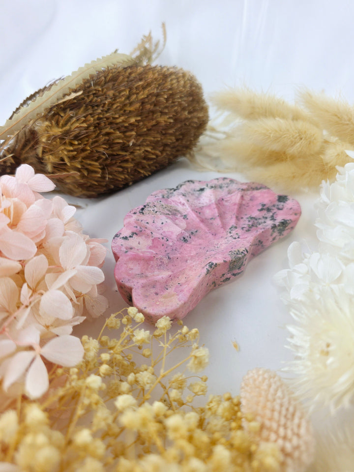 Rhodonite Peruvian Sea Shell