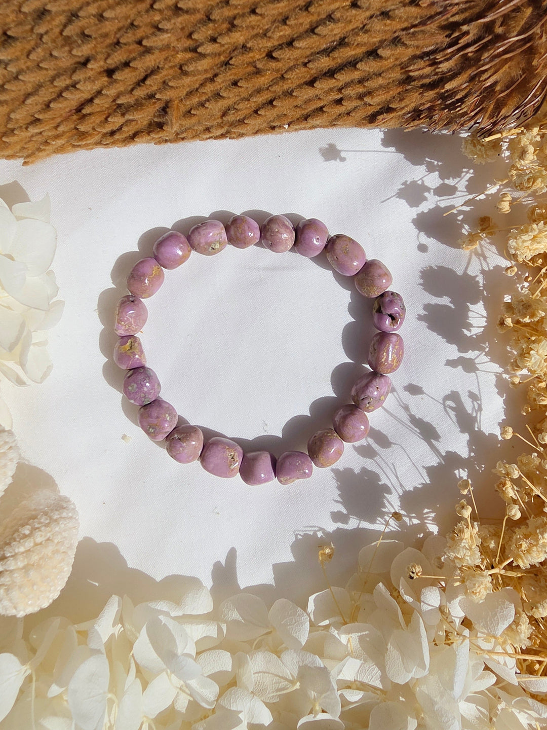 Phosphosiderite Bracelet - 6/8mm