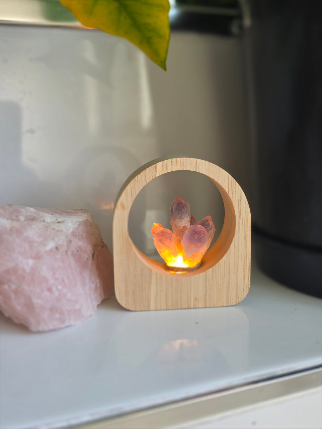 Amethyst Lotus Lamp
