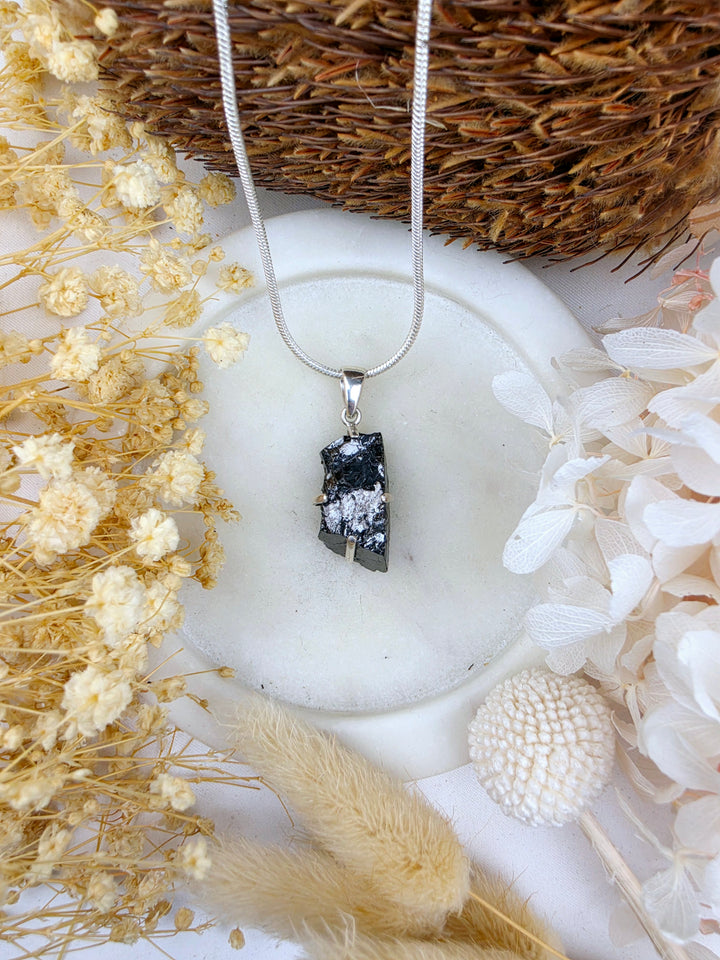 Elite Shungite Silver Pendant - The Protective Shield