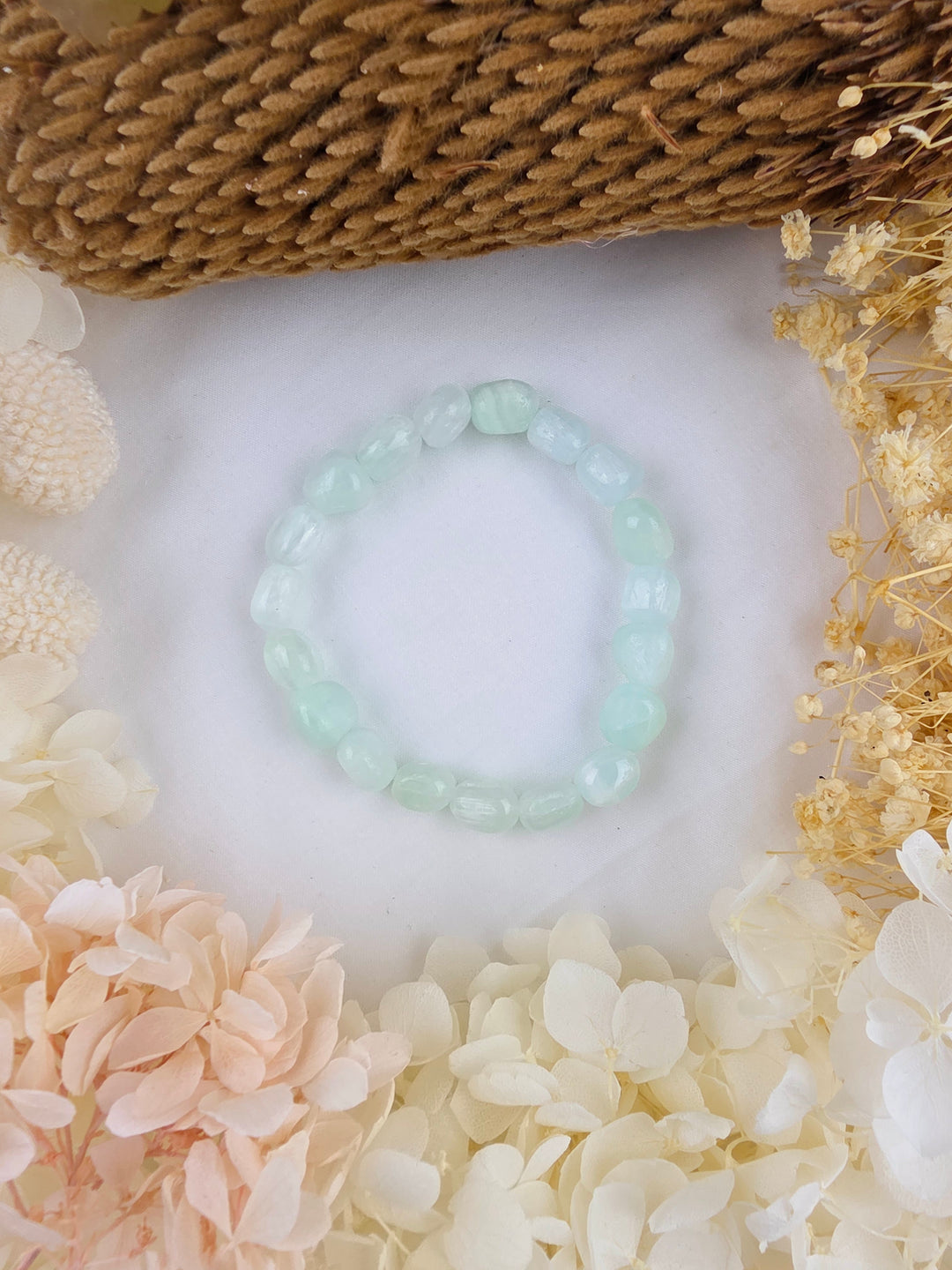 Pistachio Calcite Bracelet - 8/10mm