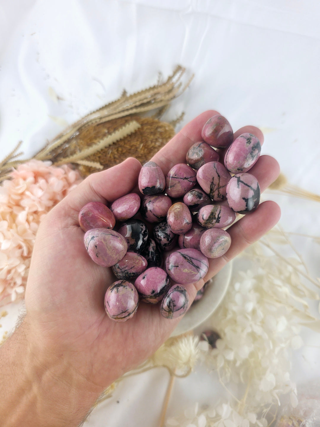 Rhodonite Tumbled Stones #2