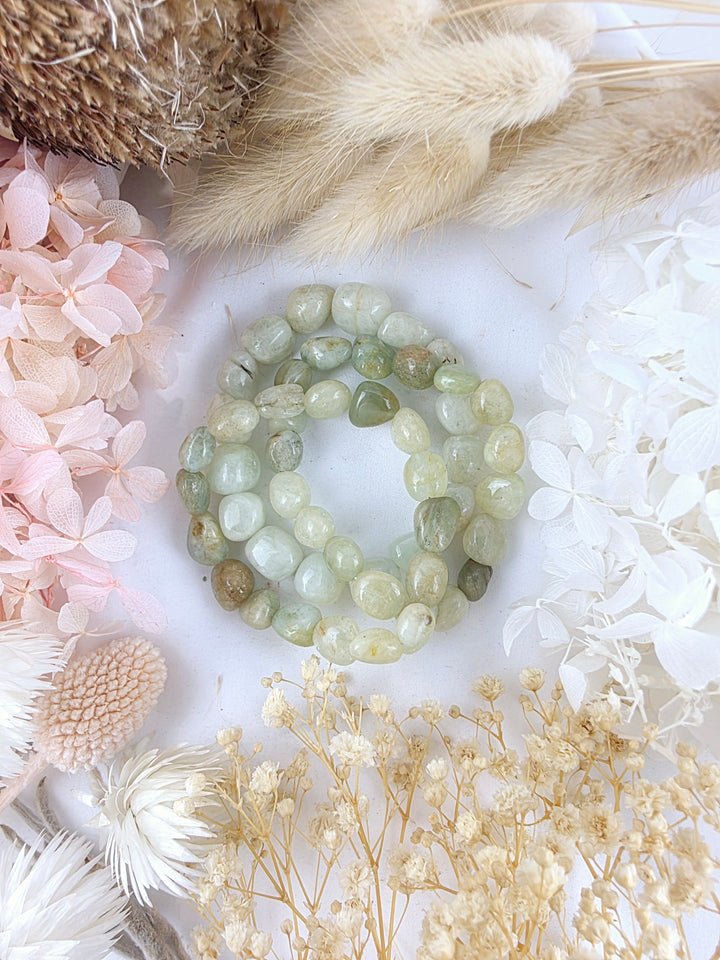Aquamarine Bracelets -  Tumbled 8/12mm #4