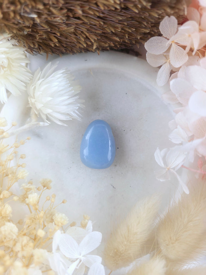 Angelite Tumbled Pendant