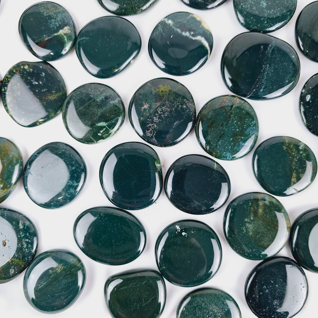 Bloodstone Jasper Flat Stone