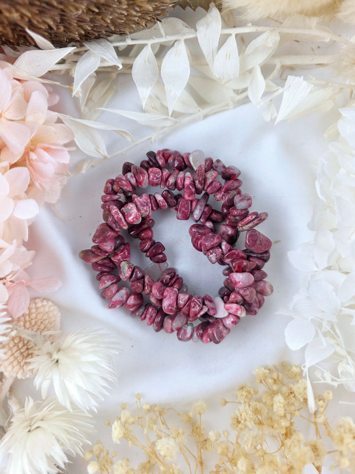 Thulite Bracelet - Chip
