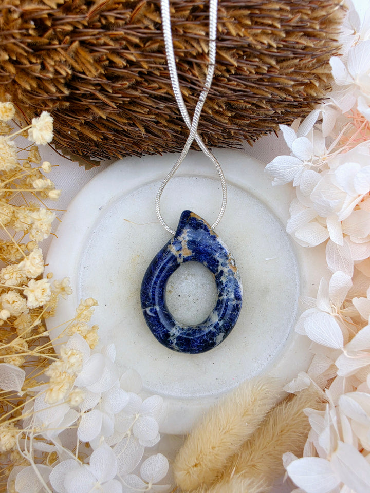 Sodalite Tear Drop Pendant