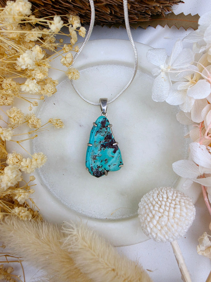 Turquoise Silver Necklace