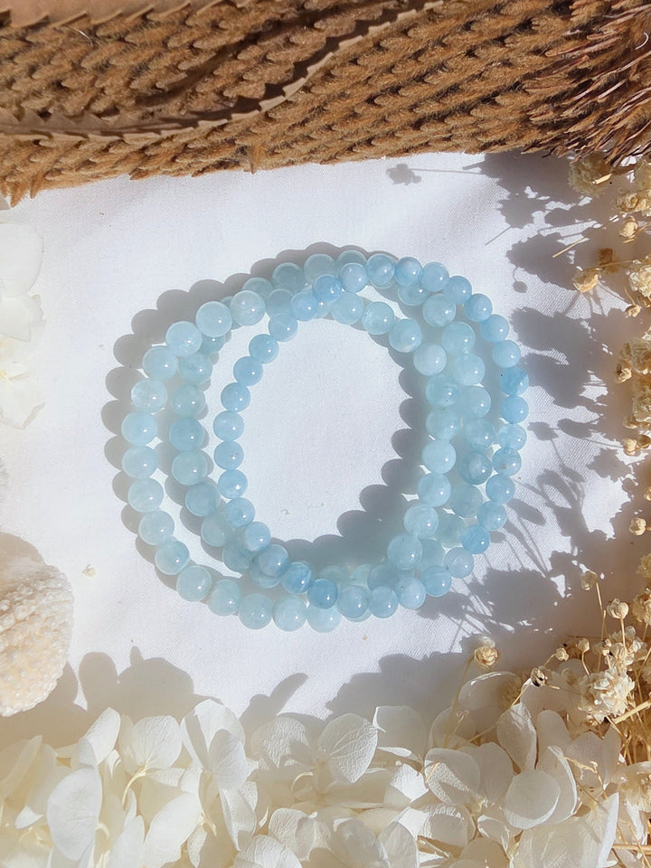 Aquamarine Bracelet - 6mm
