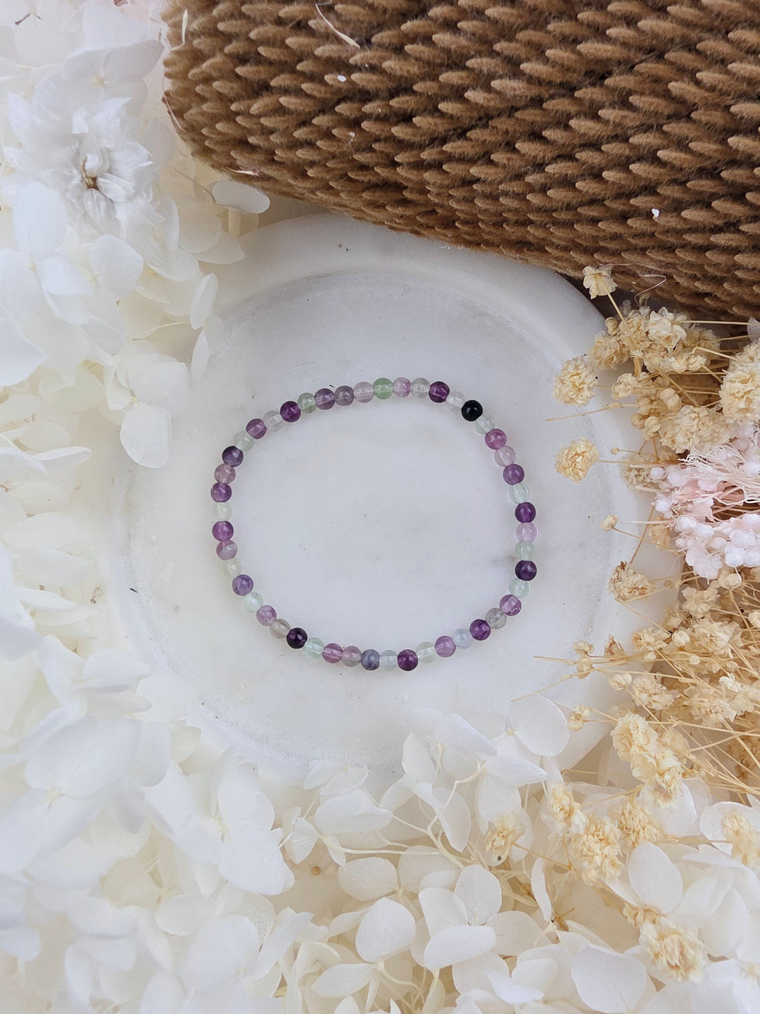 Rainbow Fluorite Bracelet - 4mm