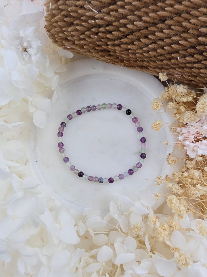 Rainbow Fluorite Bracelet - 4mm