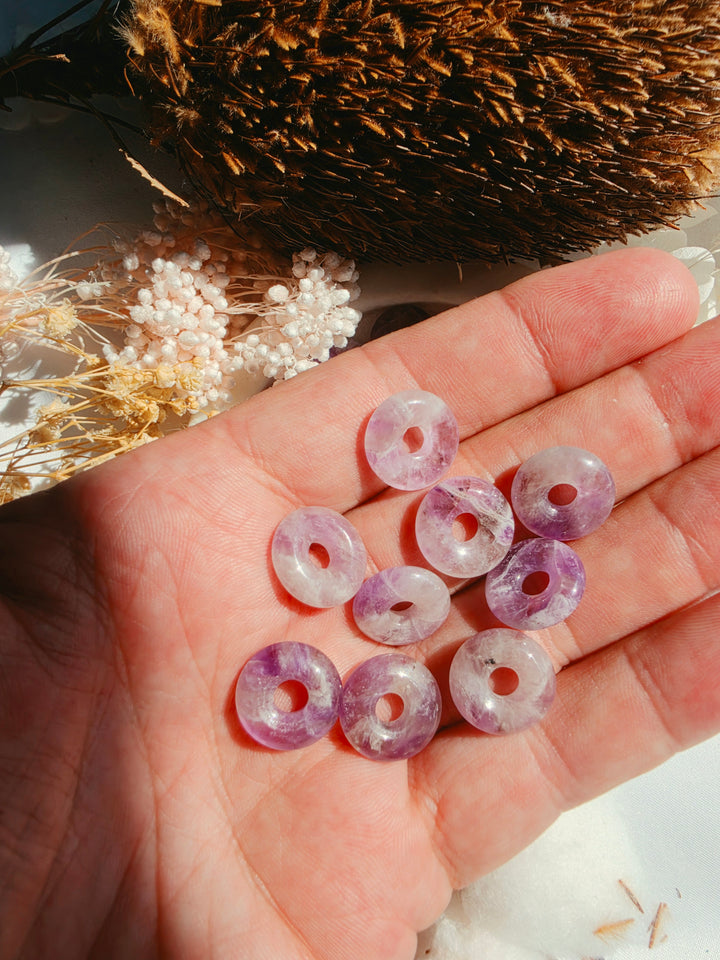 Amethyst Donut Pendant