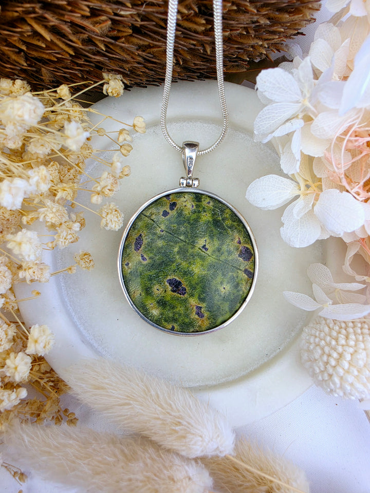 Atlantisite Silver Pendant