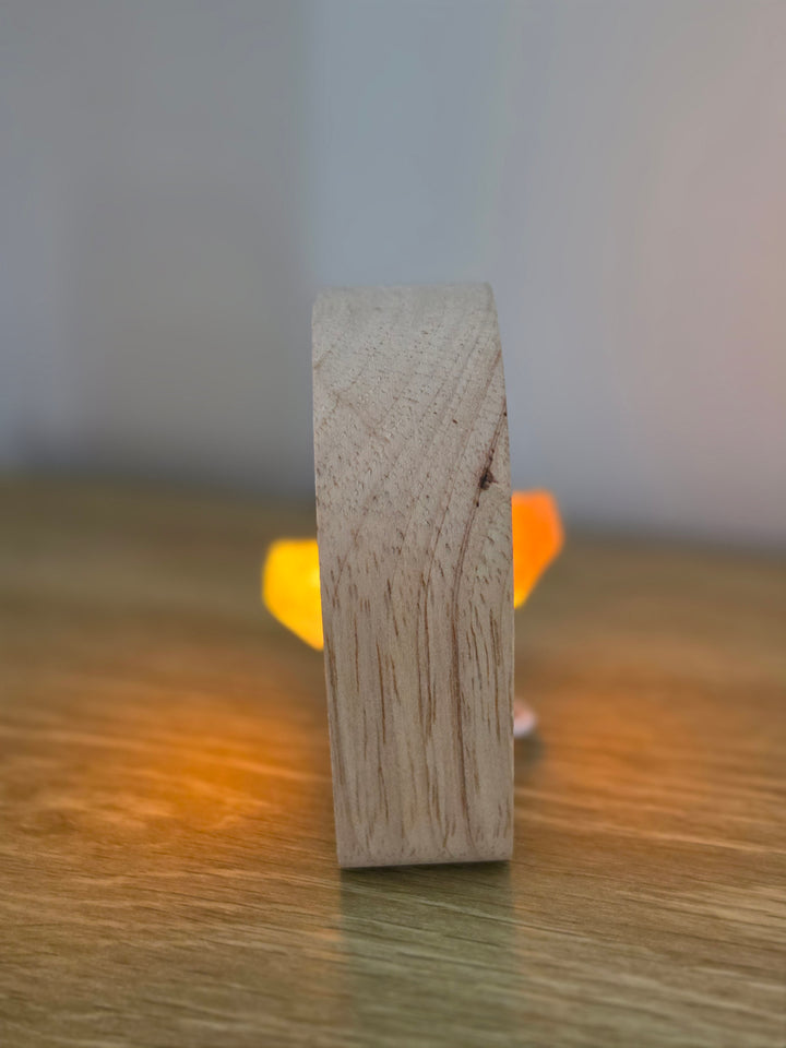 Citrine Lotus Lamp