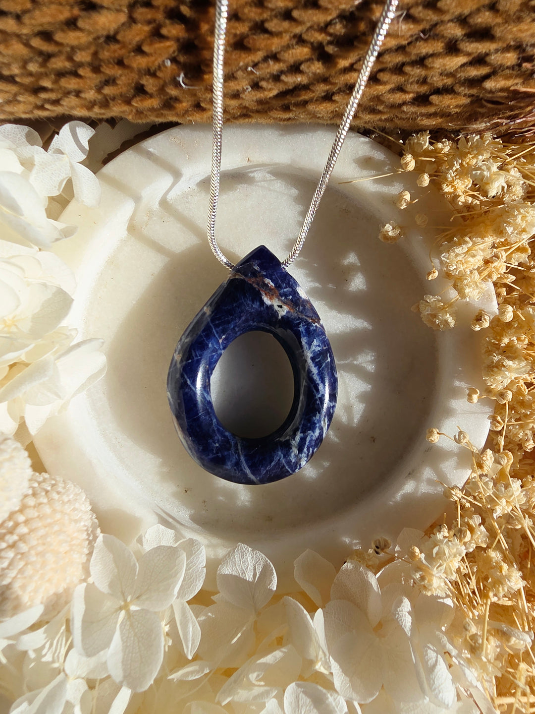 Sodalite Tear Drop Pendant