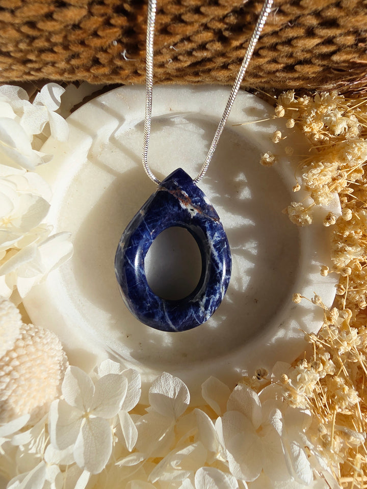 Sodalite Tear Drop Pendant