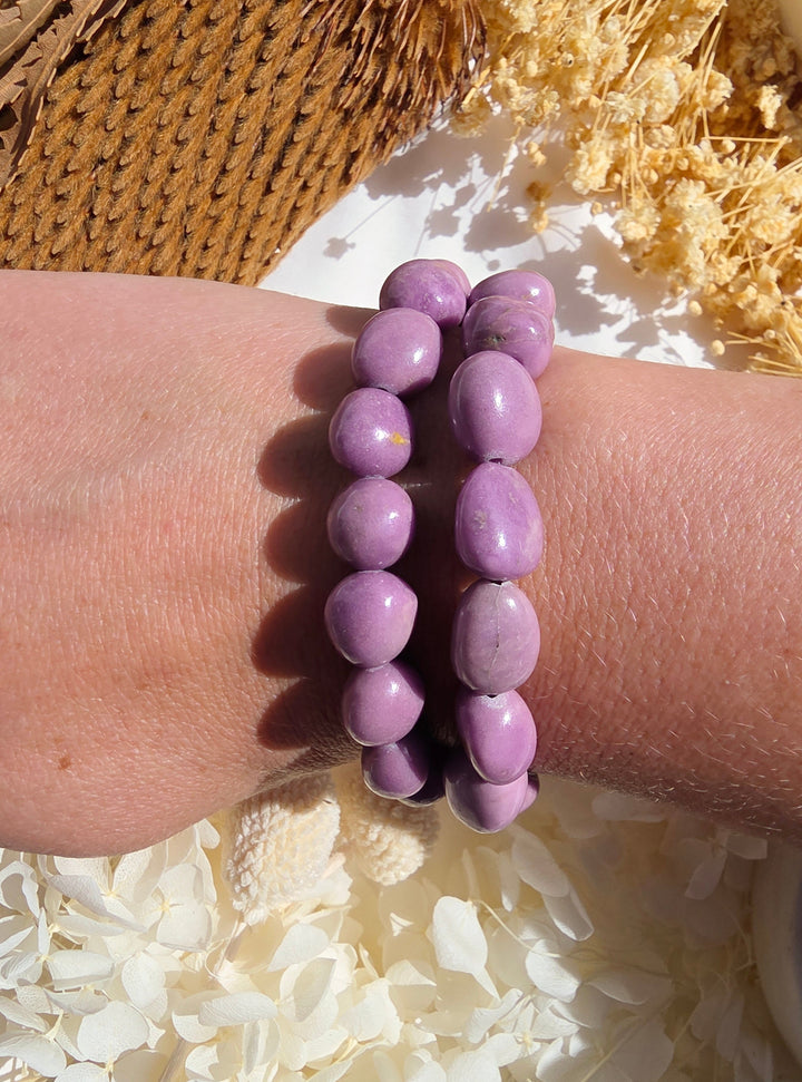 Phosphosiderite Bracelet - 8/10mm