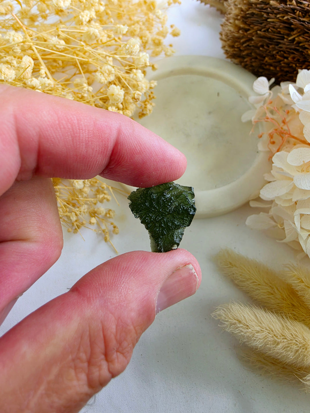 Moldavite Specimen — Manifest & Transform