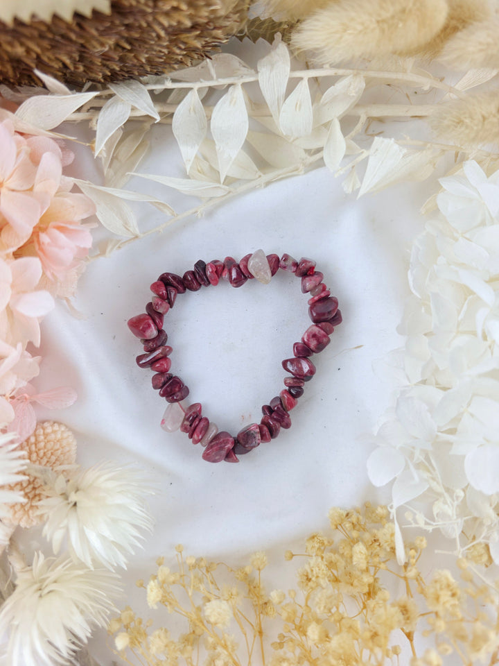 Thulite Bracelet - Chip