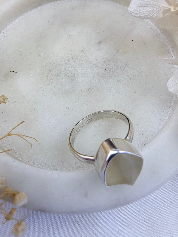 Libyan Desert Glass Silver Ring — Written in the Stars (Copy)