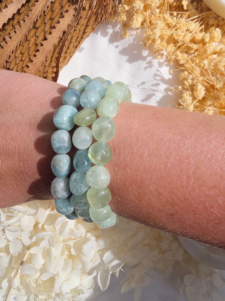 Aquamarine Bracelet - 8/12mm