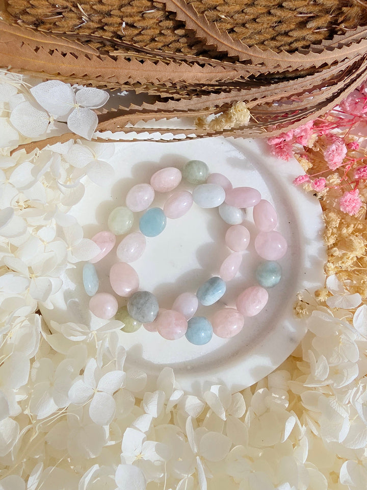 Morganite Bracelet - 8/10mm