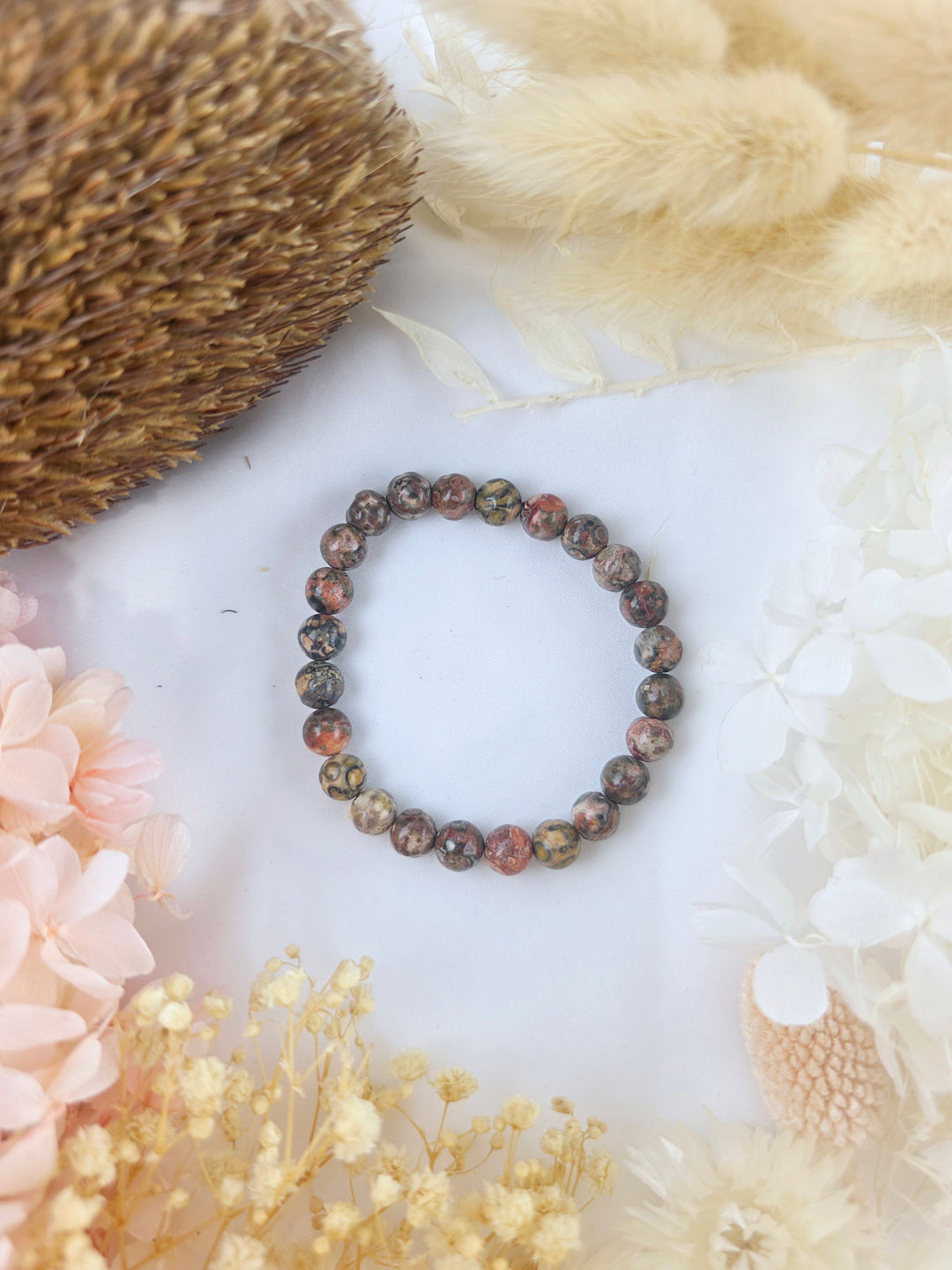 Leopard Skin Jasper Bracelet - 8mm