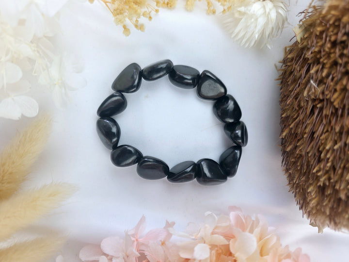 Shungite Bracelet - Tumbled 15/20mm
