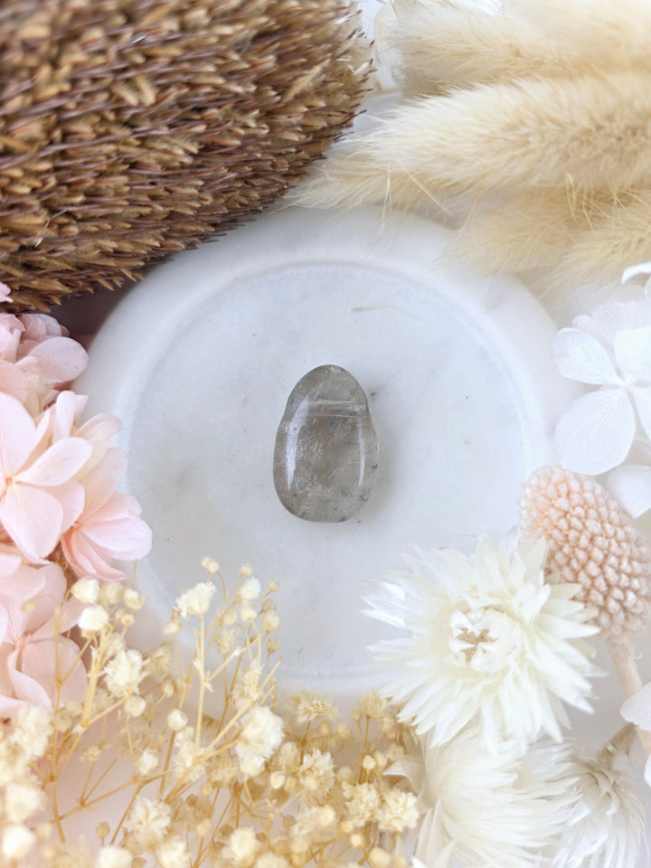 Smoky Quartz Tumbled Pendant