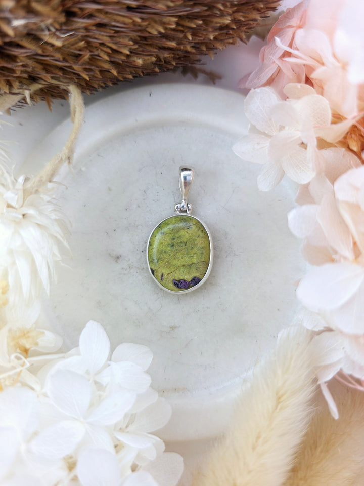 Atlantisite Silver Pendant