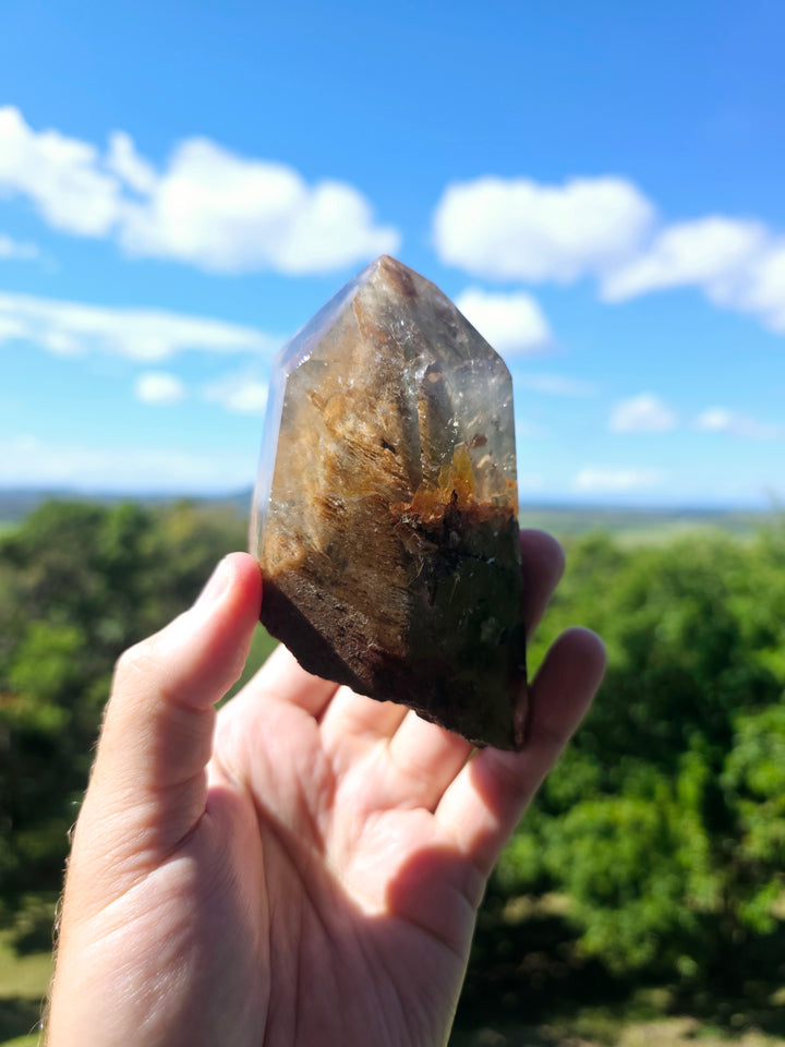 Amphibole Phantom Quartz