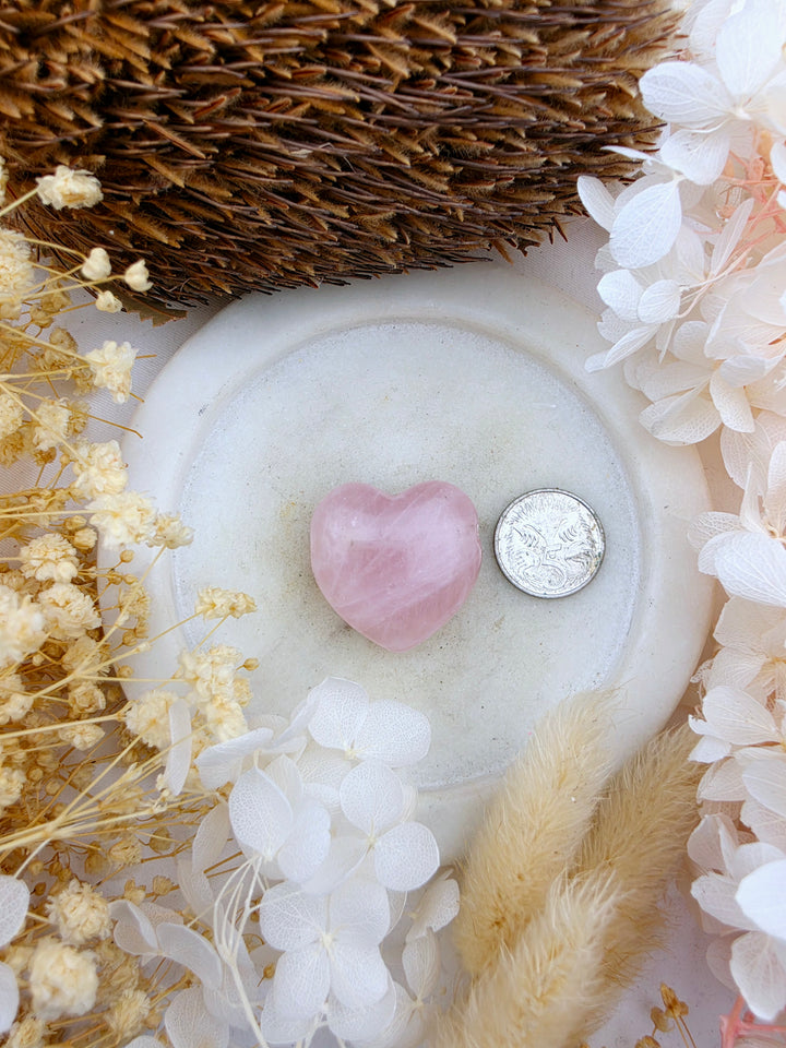 Rose Quartz Heart Necklace