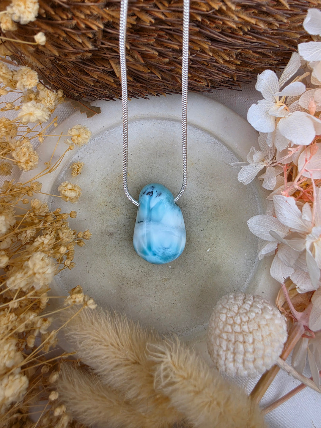 Larimar Pendant