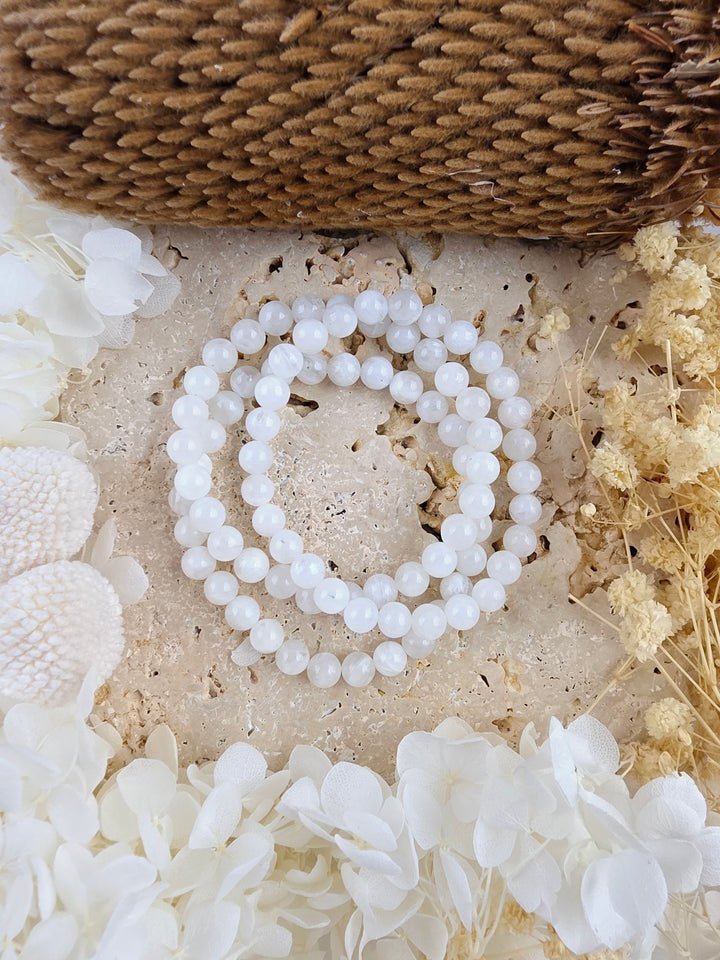 Rainbow Moonstone Bracelet - 6mm