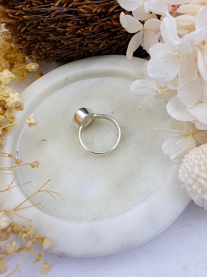 Libyan Desert Glass Silver Ring — Written in the Stars (Copy)