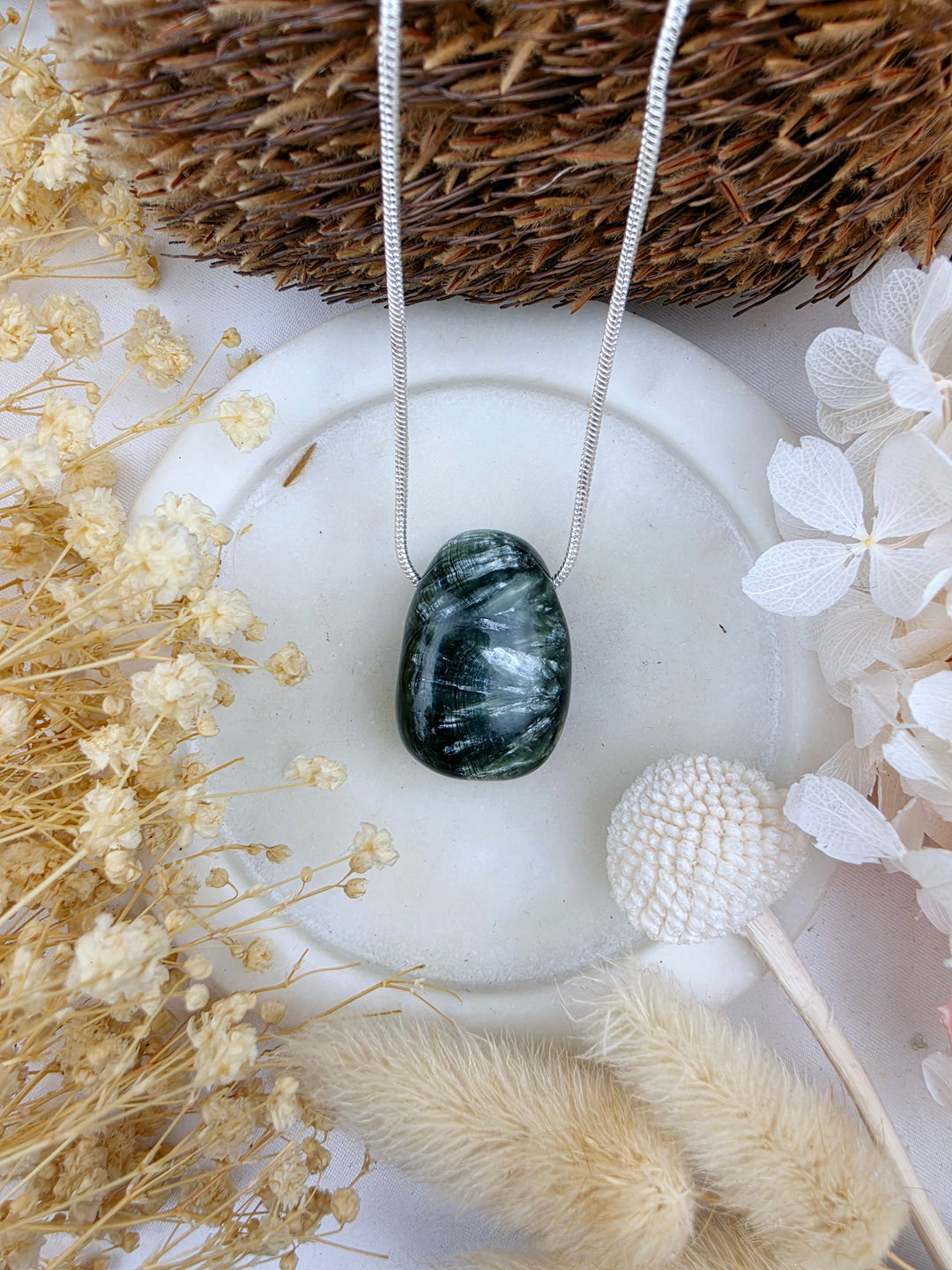 Seraphinite Pendant