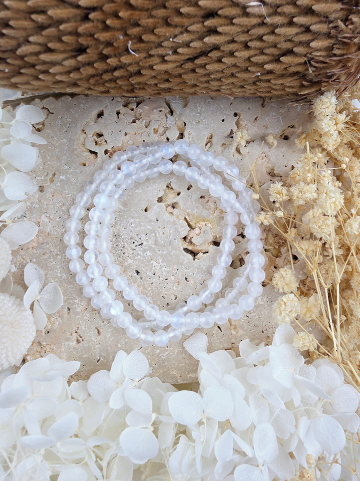 Rainbow Moonstone Bracelet - 6mm