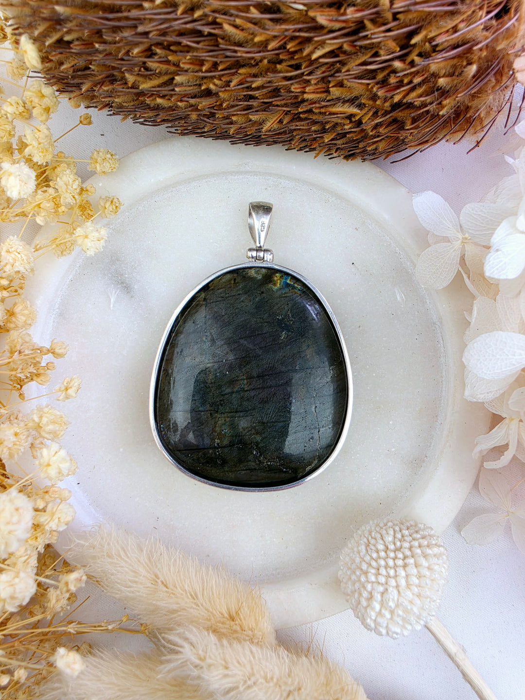 Labradorite Dragon Pendant