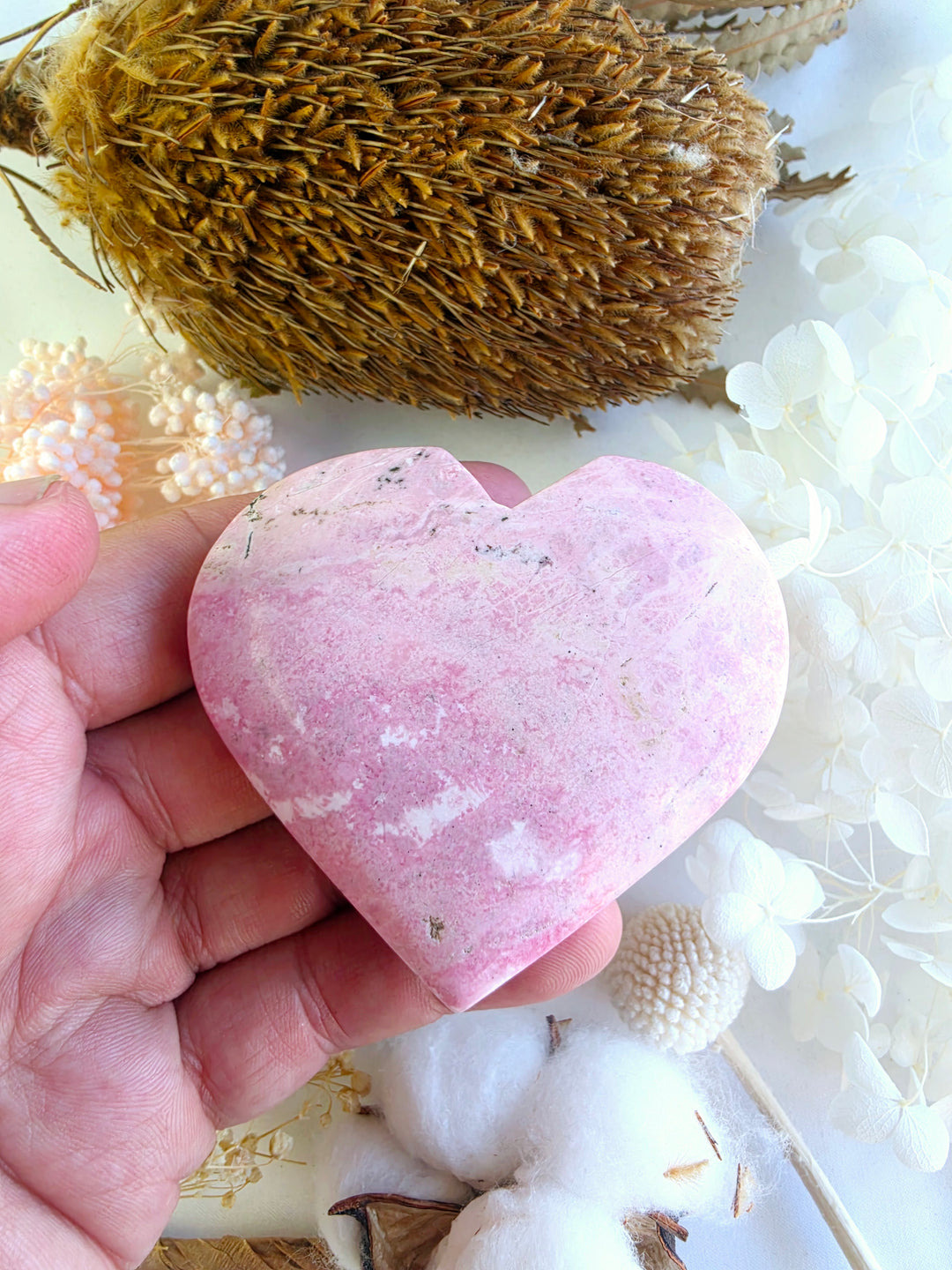 Rhodonite Peruvian Heart