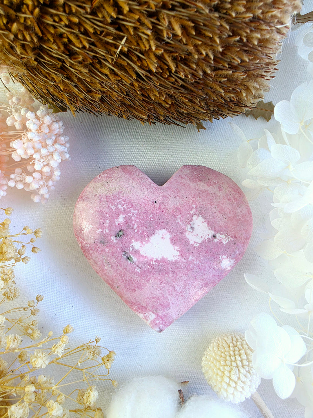 Rhodonite Peruvian Heart