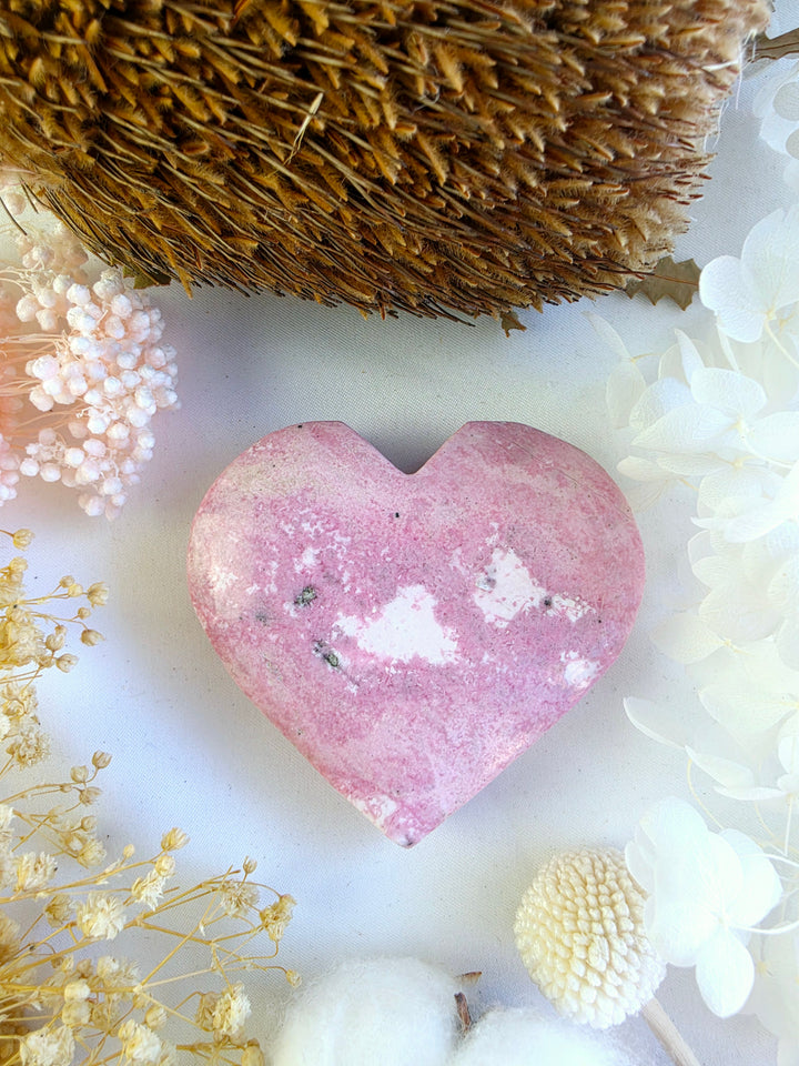 Rhodonite Peruvian Heart