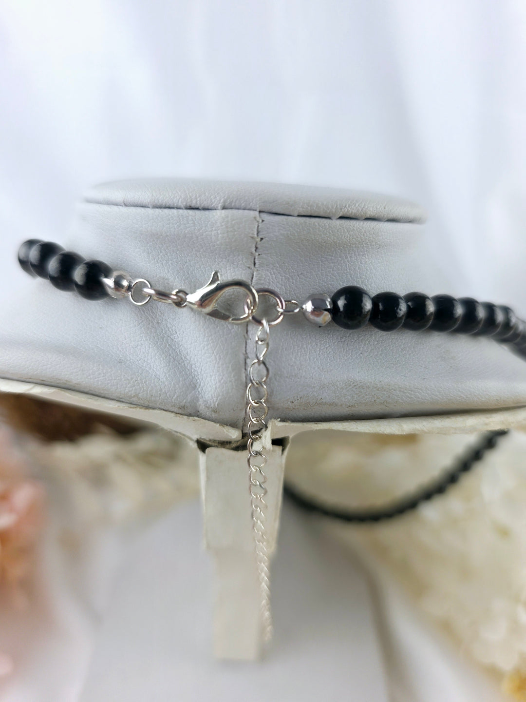 Shungite 6mm Round Bead Necklace 18"
