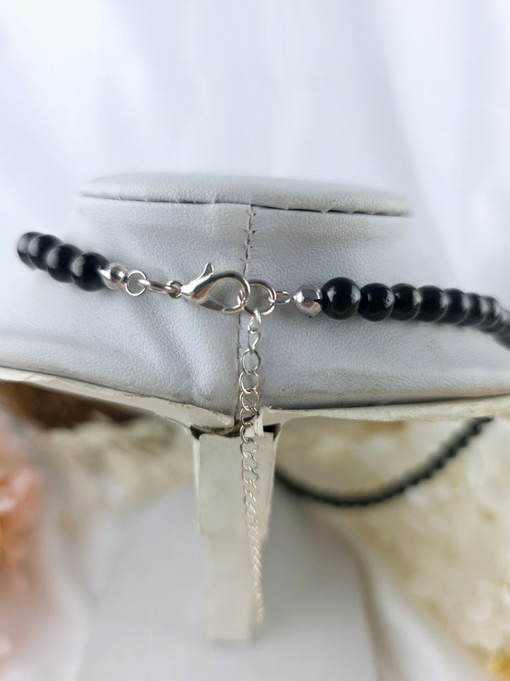 Shungite 6mm Round Bead Necklace 18"